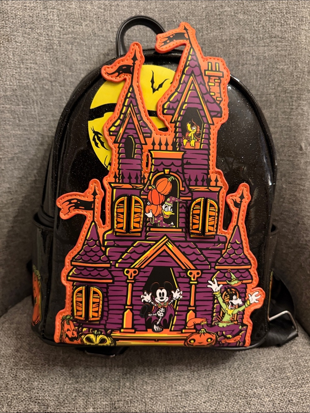 Loungefly Black Purple Orange Halloween Haunted